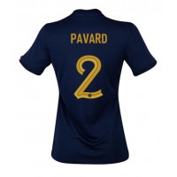 Frankreich Benjamin Pavard #2 Fußballbekleidung Heimtrikot Damen WM 2022 Kurzarm